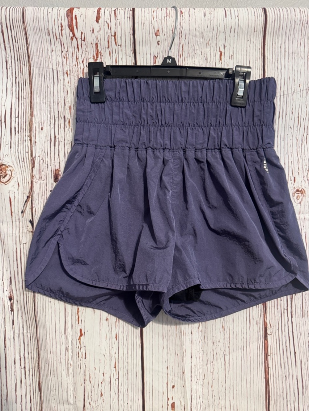FREE PEOPLE MOVEMENT High-Waist Purple Women’s Performance Athletic Shorts
